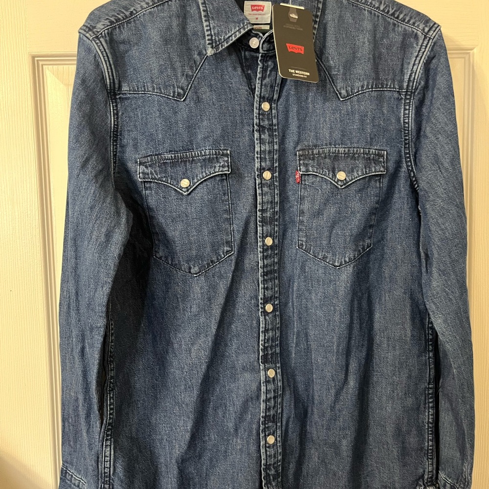 Levi's Blue Denim Shirt